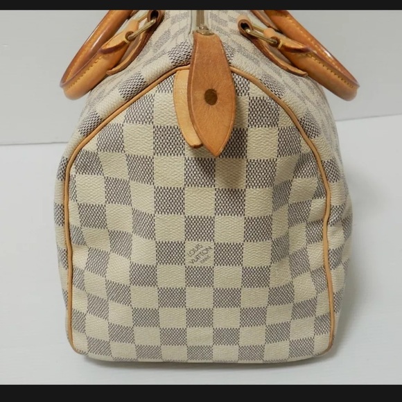 AUTHENTIC LOUIS VUITTON SPEEDY 30 LOCK PRELOVED - Picture 3 of 12